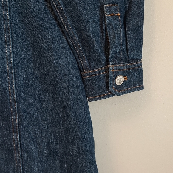 Rails Lisette Long Sleeve Denim Dress Size Medium Shirtdress - Picture 11 of 16